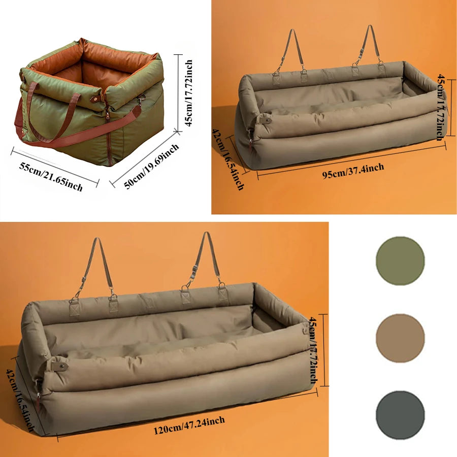 Paws & Relax Car Pet Bed