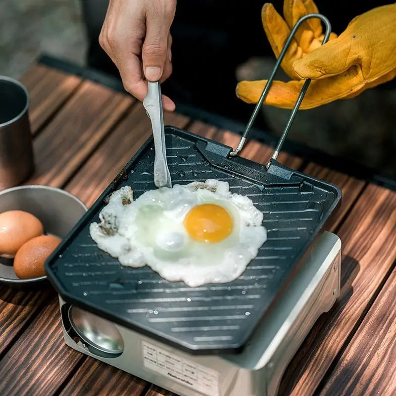 Non-stick Backcountry Skillet w/ Foldable Handle
