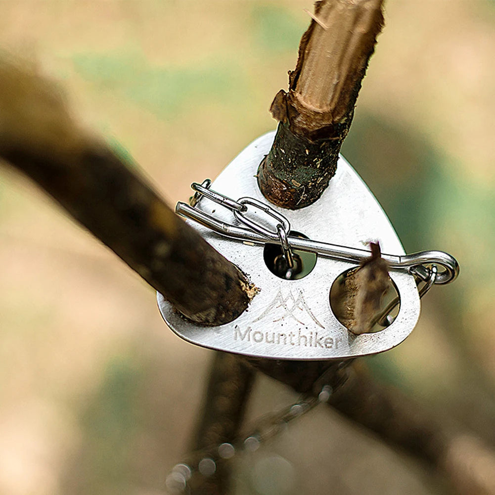 Stainless Steel Bushcraft Tri-pod Hanging Bracket