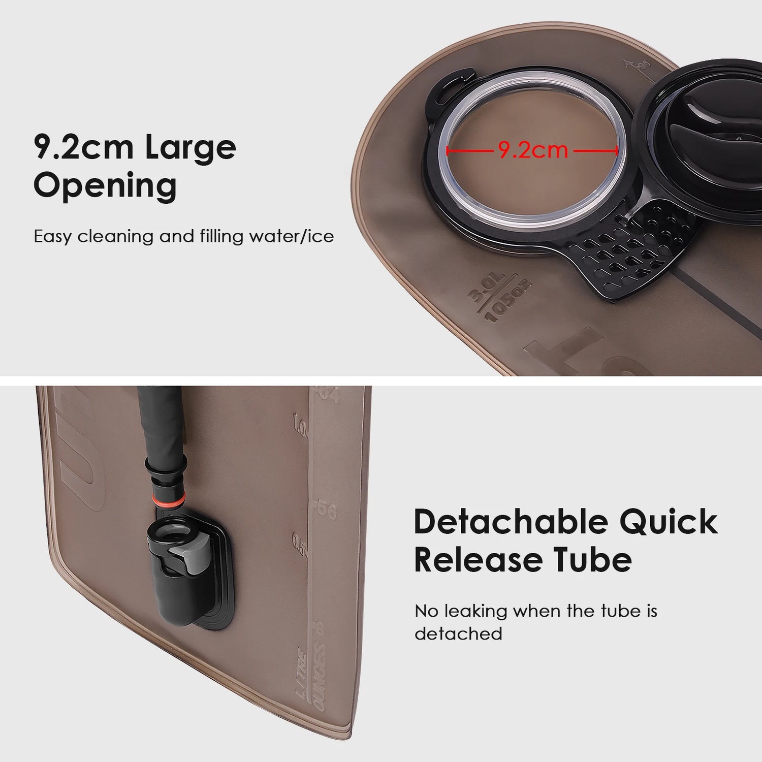 UTOBEST EXPEDITION 3L Water Reservoir / Hydration Bladder - BPA Free