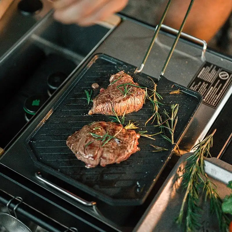 Non-stick Backcountry Skillet w/ Foldable Handle