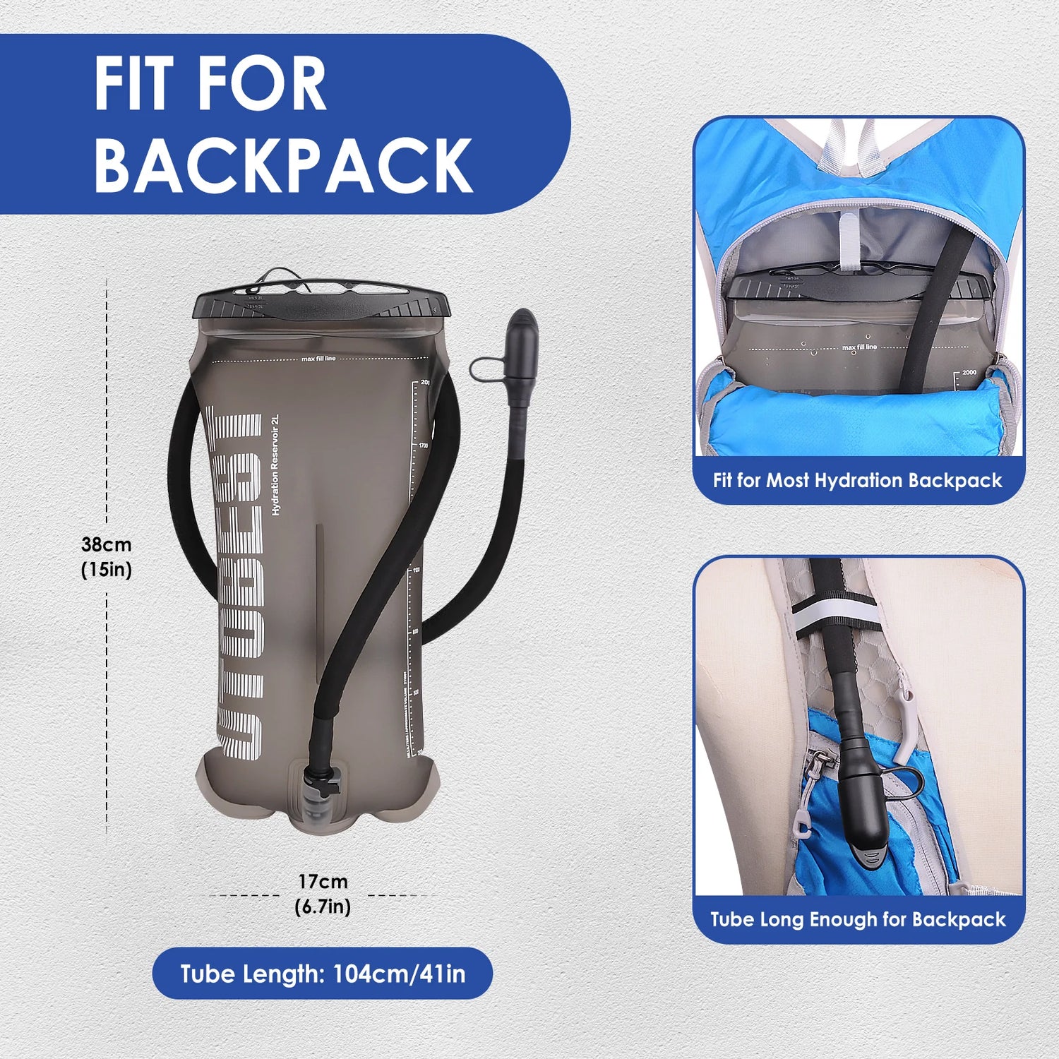 UTOBEST EXPLORER Water Reservoir / Hydration Bladder - BPA Free