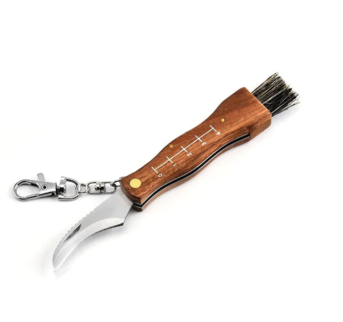 Mushroom Forager's Folding Knife