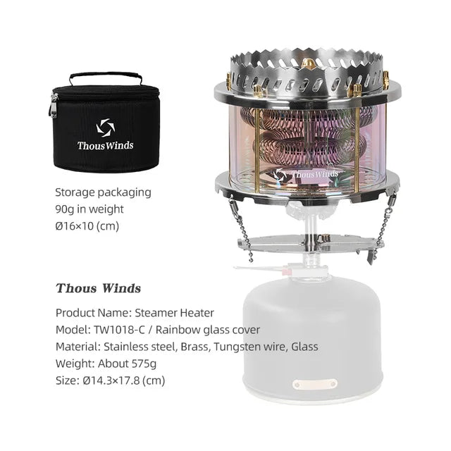 Firewheel Tungsten Stove Heater