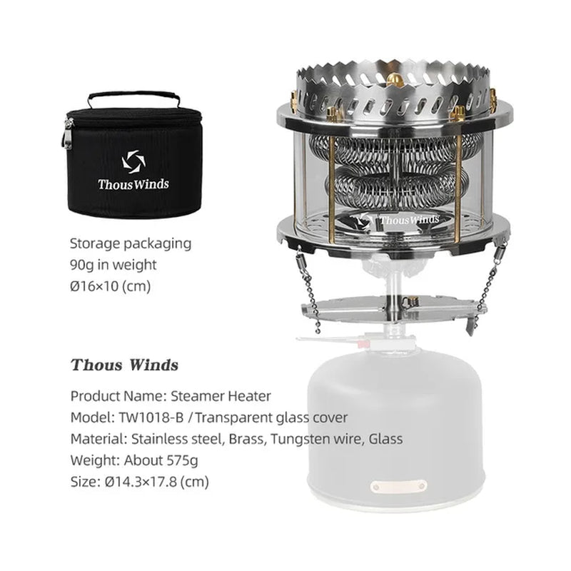 Firewheel Tungsten Stove Heater