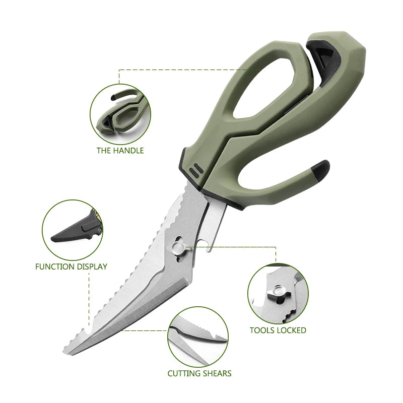 10” Heavy Duty Stainless Steel Tactical Shears