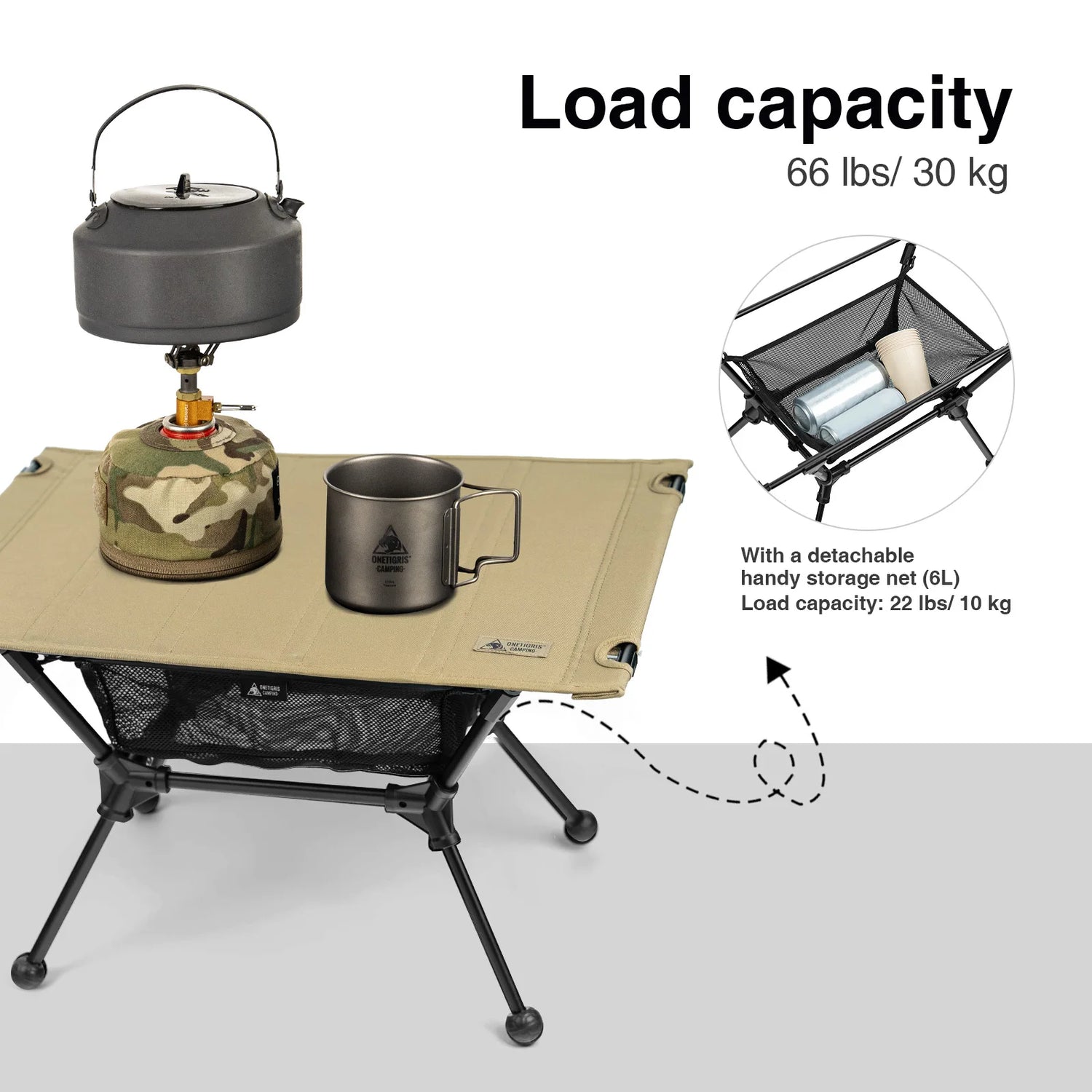 OneTigris Dipper Portable Camp Table