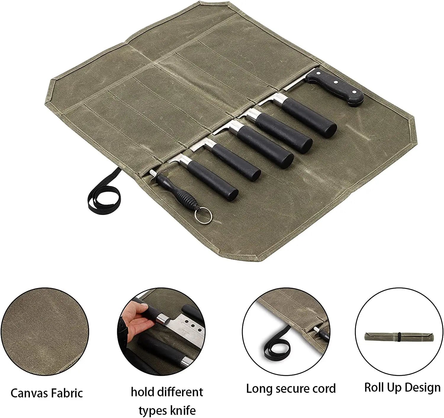 Waxed Canvas Tool Storage Bag