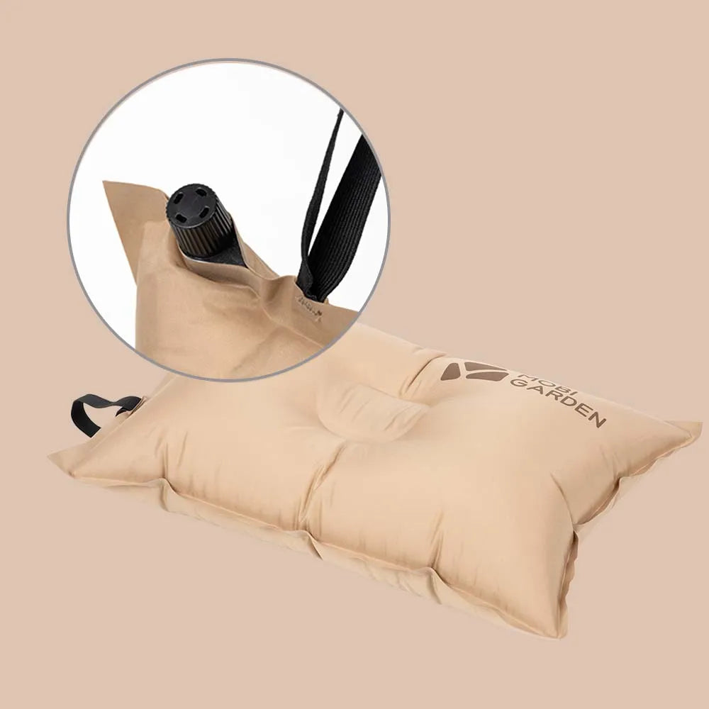 MOBI GARDEN Automatic Inflatable Camp Pillow