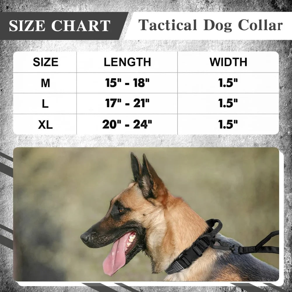 K9 Heavy Duty Tactical Dog Collar