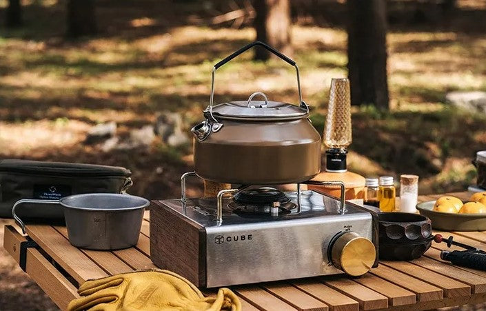 Stainless Steel 1L Kettle with Lid