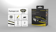 package list for nitecore hc65 uhe ultra high triple output 2000 lumen headlamp 