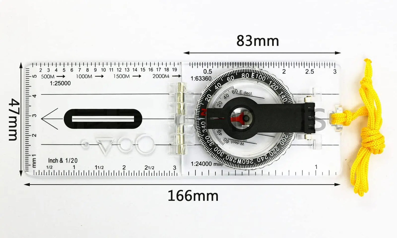 AdventurePro Navigator: Acrylic Baseplate Compass