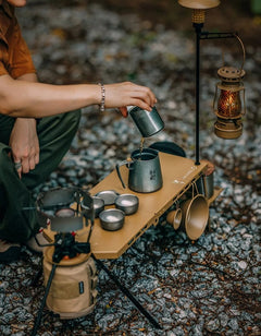 Double-walled Titanium Tea Coffee Set