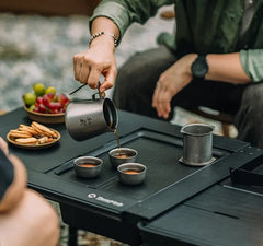 Double-walled Titanium Tea Coffee Set