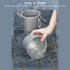Portable Camp Kitchen Rice Cooker and Steamer – Stainless Steel